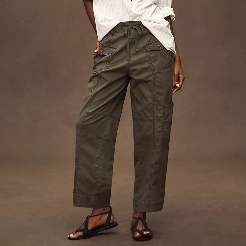Pilcro Utility Drawstring Pocket Pants/Anthropologie/Size Large/New